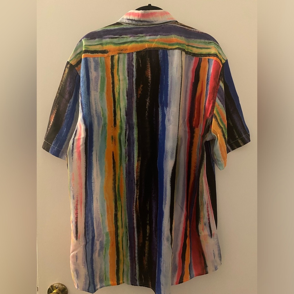 Rainbow button up shirt - Picture 3 of 4